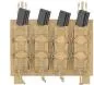 Preview: Magazine Pouch 4 Mags Buckle UP Plattform passend für P90/UMP/MP5 Tan